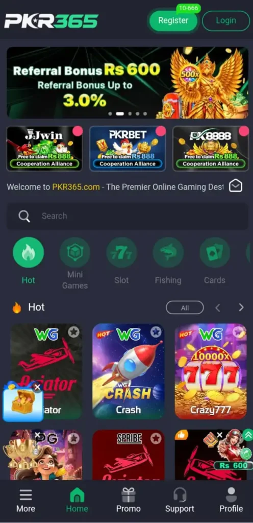 pkr365 game pakistan