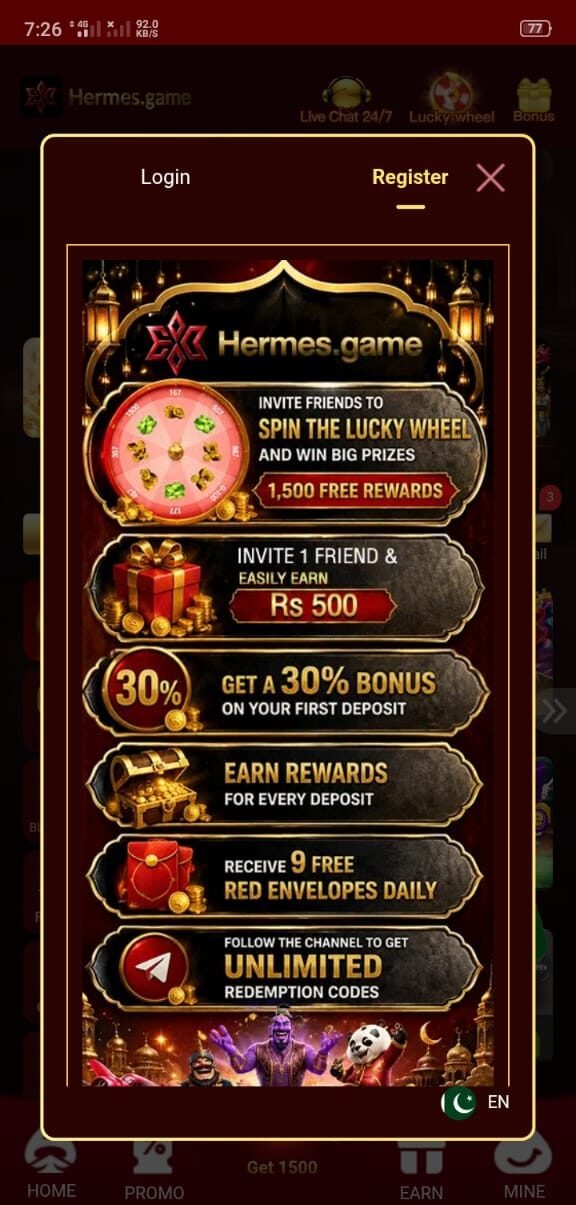 Hermes Game Pakistan 2026 – Features, Download & Safety Guide